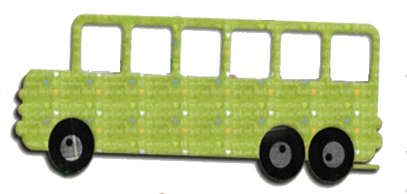 The Growing Tree - Foxford. Green bus image